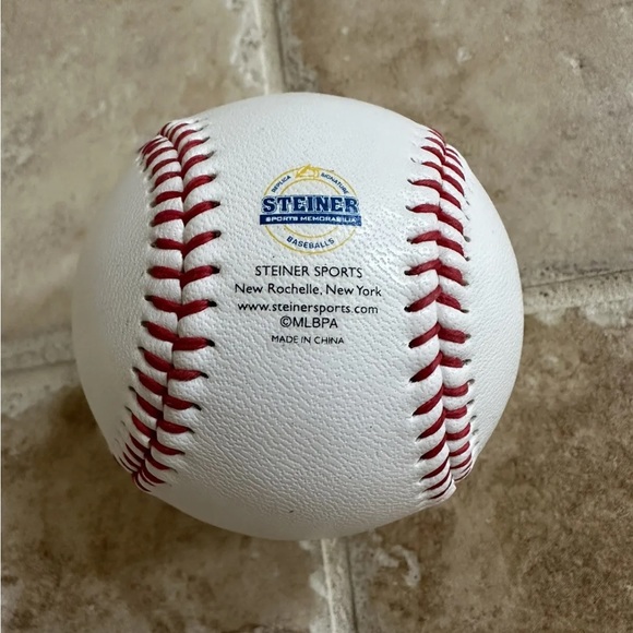 MLB Mike Piazza Mets 31 Stamped Replica Autograph Souvenir Baseball Steiner - Picture 7 of 7